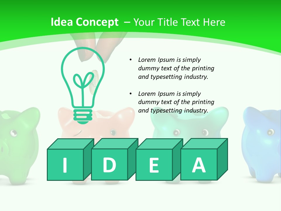 Piggy Bank PowerPoint Template