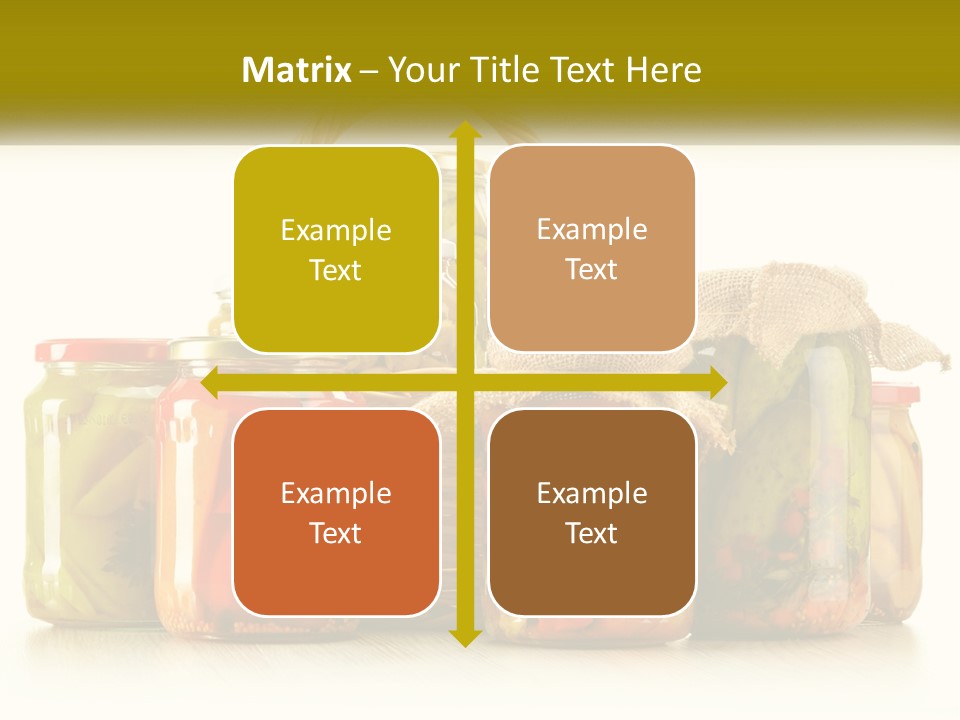 Preservation For The Winter PowerPoint Template