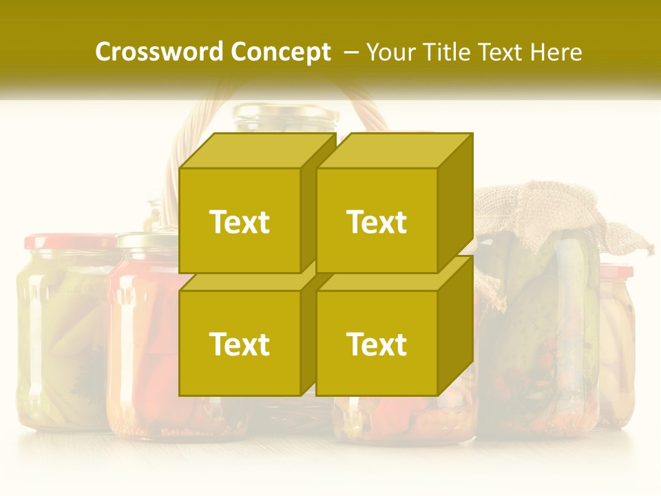 Preservation For The Winter PowerPoint Template