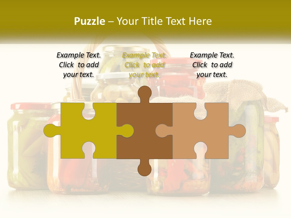 Preservation For The Winter PowerPoint Template