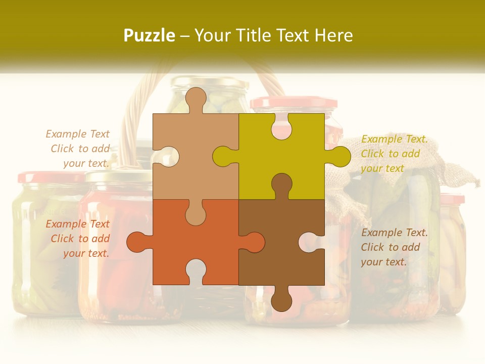 Preservation For The Winter PowerPoint Template