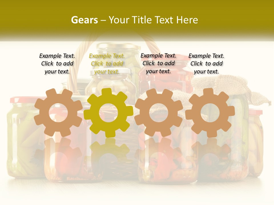 Preservation For The Winter PowerPoint Template