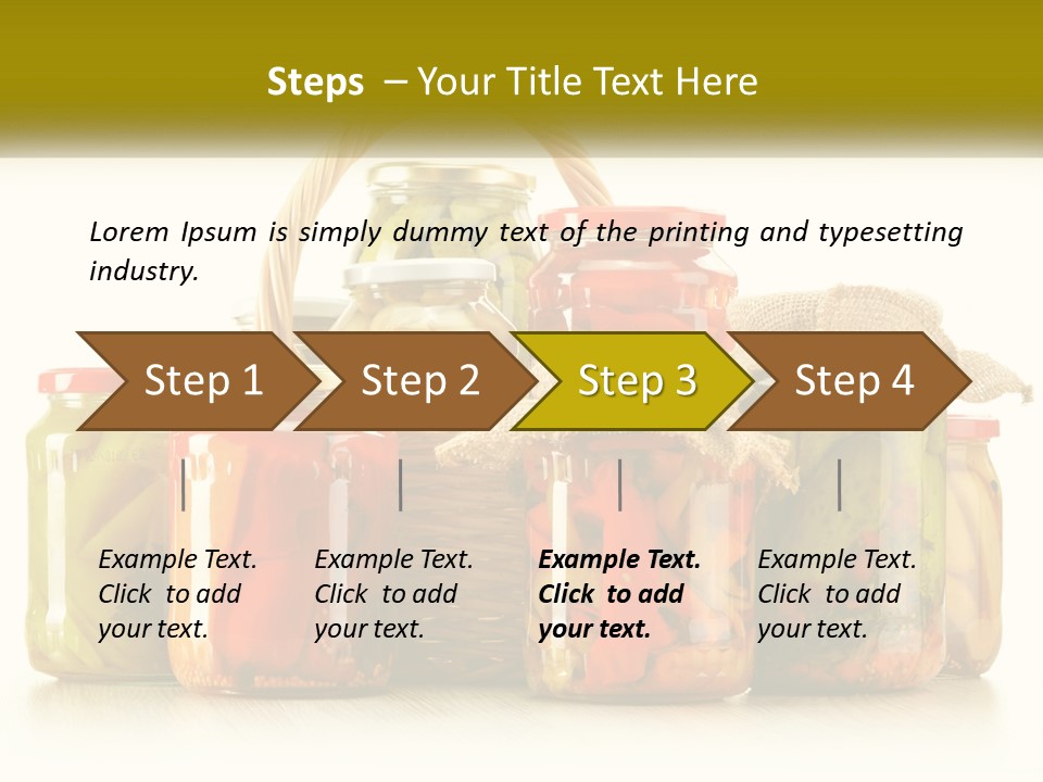 Preservation For The Winter PowerPoint Template
