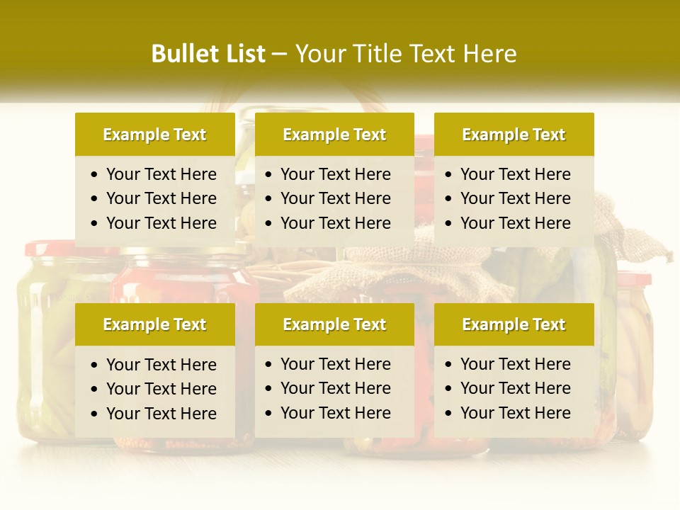 Preservation For The Winter PowerPoint Template