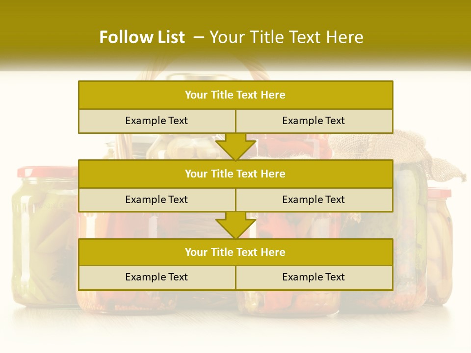 Preservation For The Winter PowerPoint Template