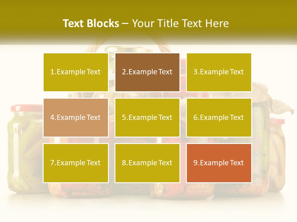 Preservation For The Winter PowerPoint Template