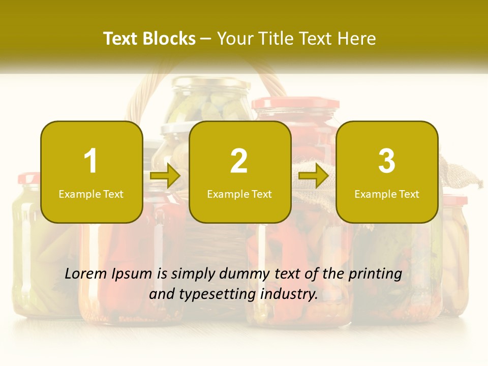 Preservation For The Winter PowerPoint Template