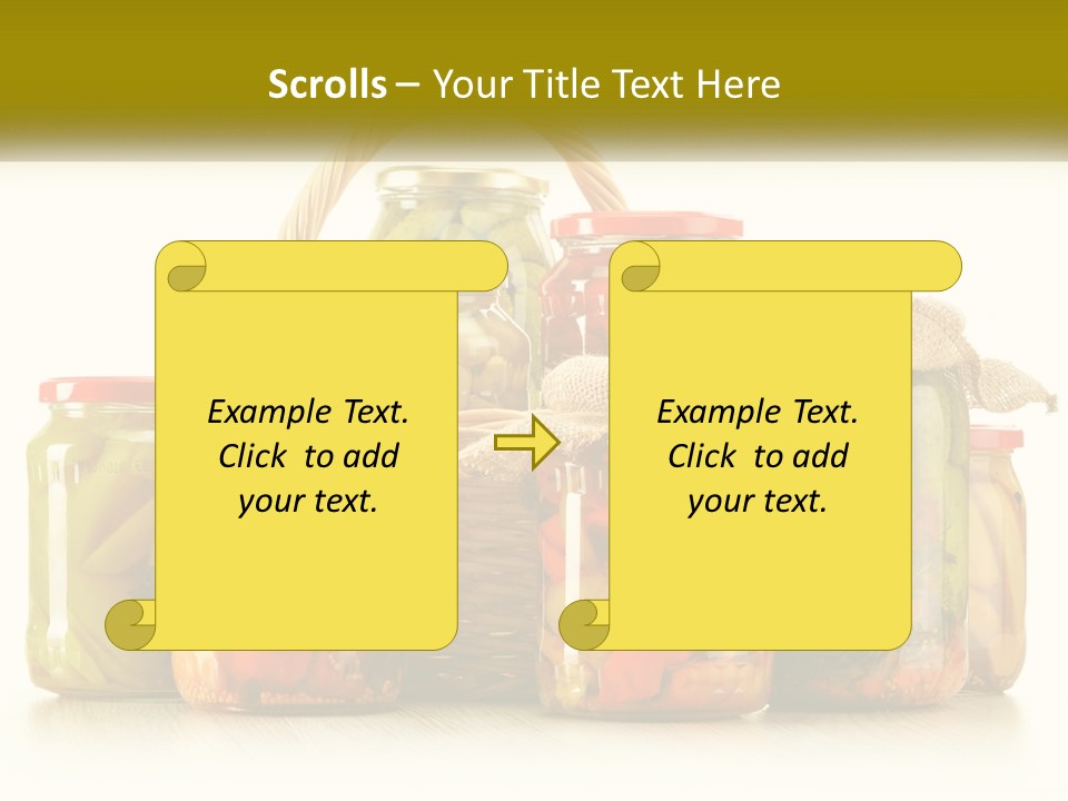 Preservation For The Winter PowerPoint Template