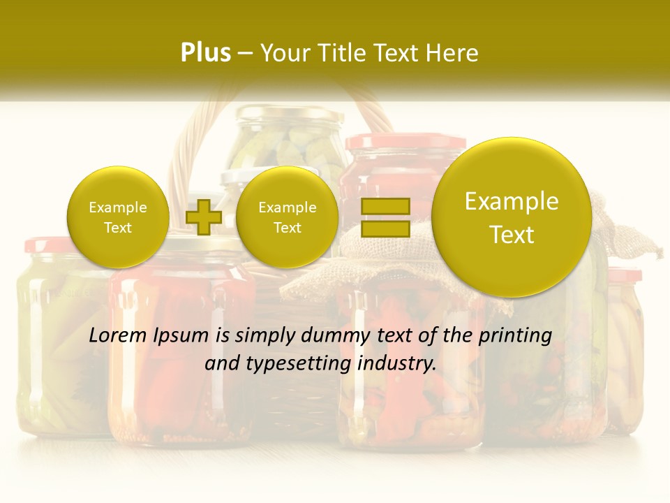 Preservation For The Winter PowerPoint Template