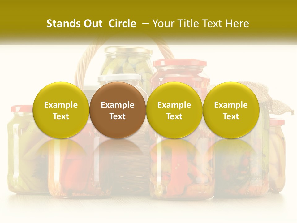 Preservation For The Winter PowerPoint Template