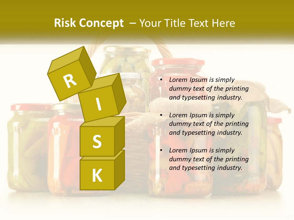 Preservation For The Winter PowerPoint Template