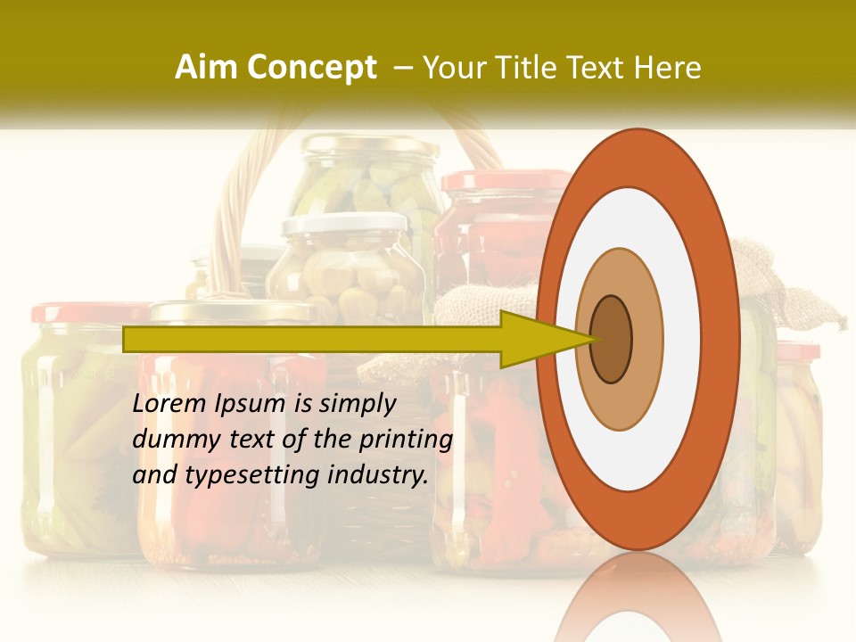 Preservation For The Winter PowerPoint Template