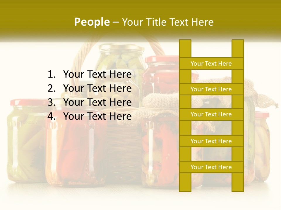 Preservation For The Winter PowerPoint Template