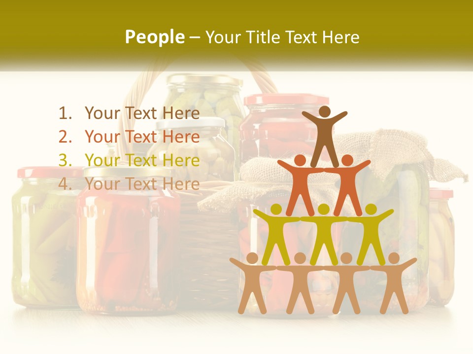 Preservation For The Winter PowerPoint Template