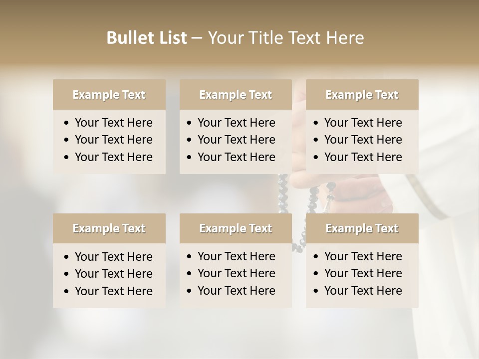 Sacred Brushes PowerPoint Template