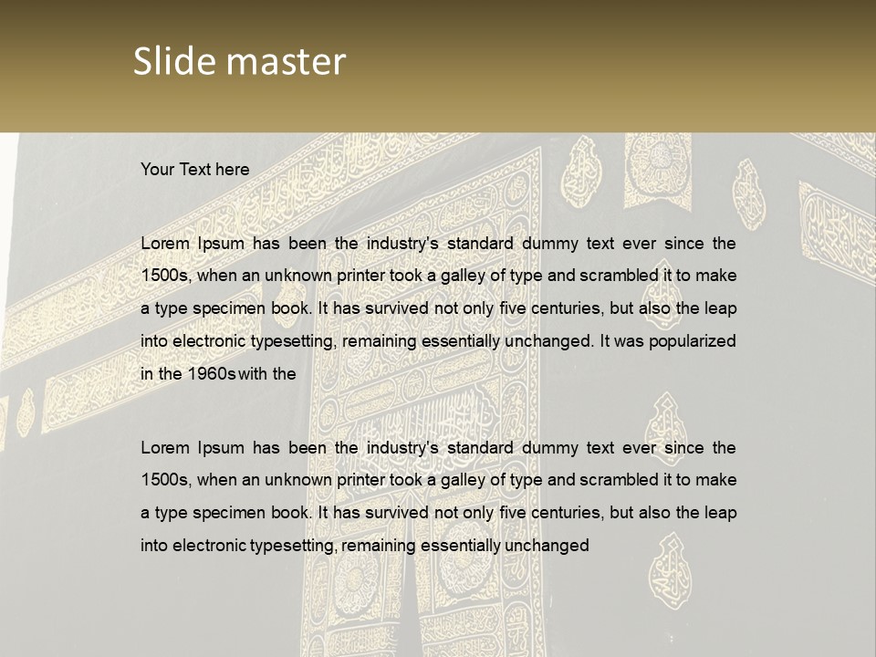 Al-Haram Mosque PowerPoint Template