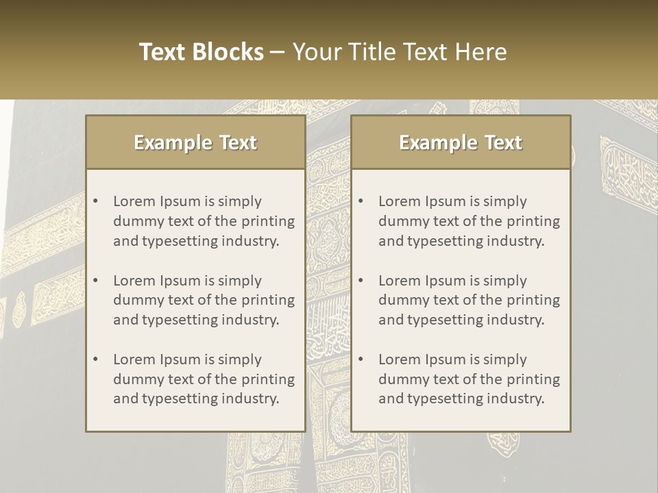 Al-Haram Mosque PowerPoint Template