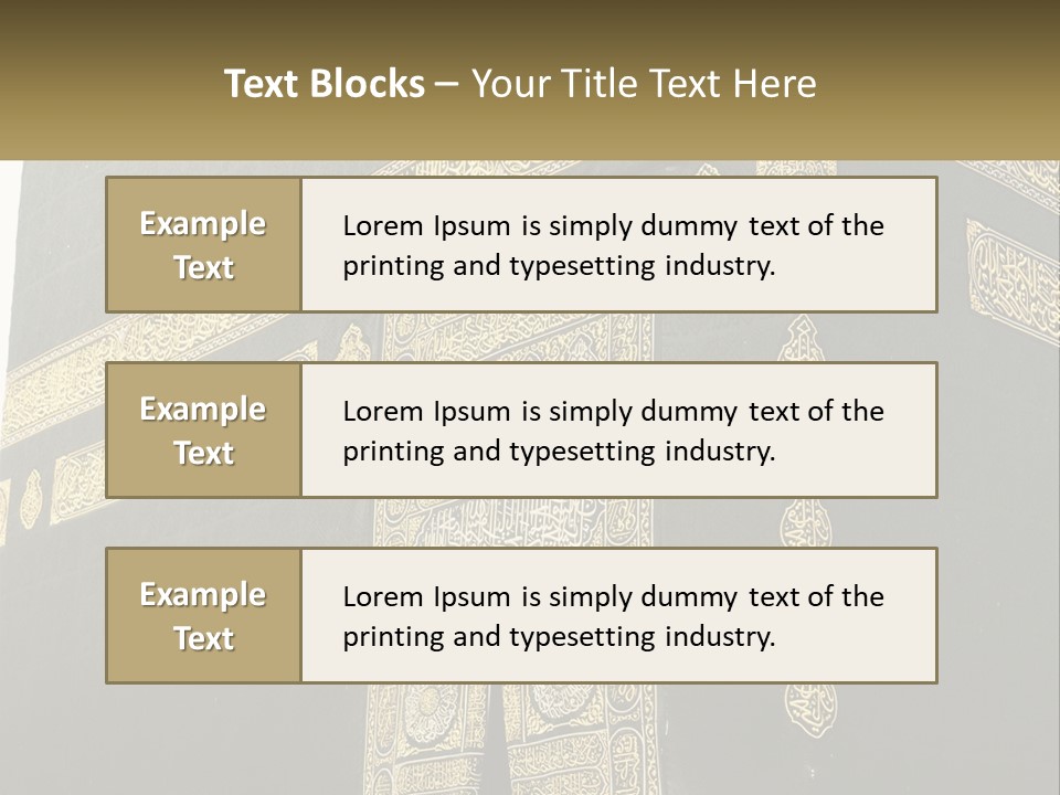 Al-Haram Mosque PowerPoint Template