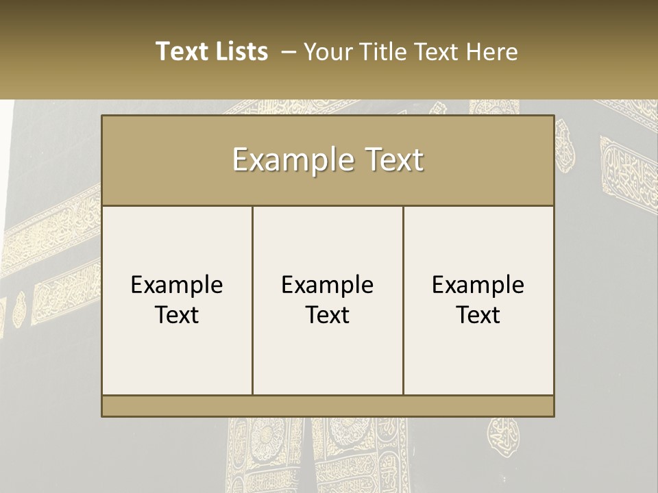 Al-Haram Mosque PowerPoint Template