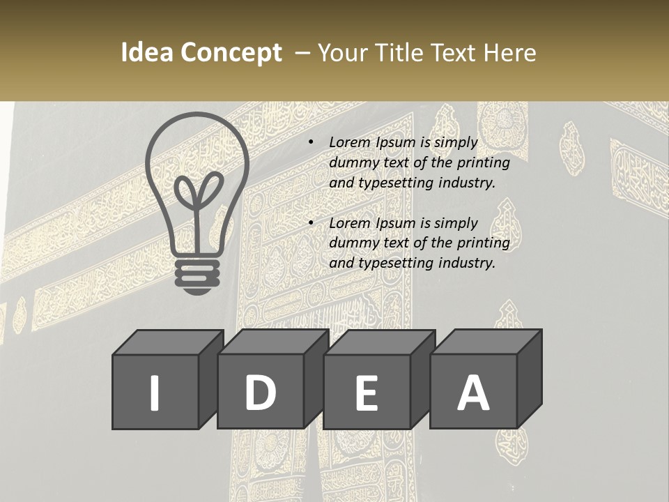 Al-Haram Mosque PowerPoint Template