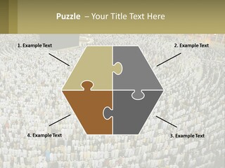 Al-Haram Mosque Worship In Mecca PowerPoint Template