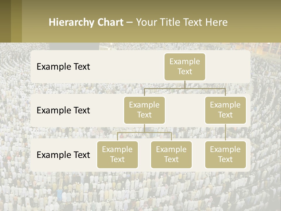 Al-Haram Mosque Worship In Mecca PowerPoint Template