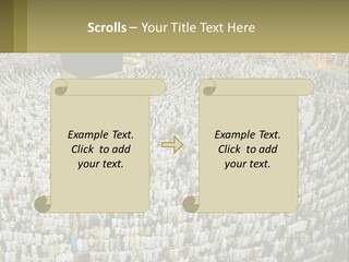 Al-Haram Mosque Worship In Mecca PowerPoint Template