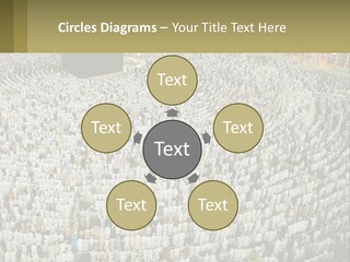 Al-Haram Mosque Worship In Mecca PowerPoint Template