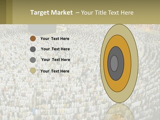 Al-Haram Mosque Worship In Mecca PowerPoint Template