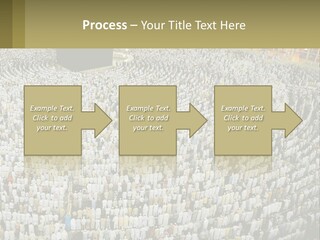 Al-Haram Mosque Worship In Mecca PowerPoint Template