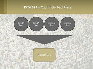 Al-Haram Mosque Worship In Mecca PowerPoint Template