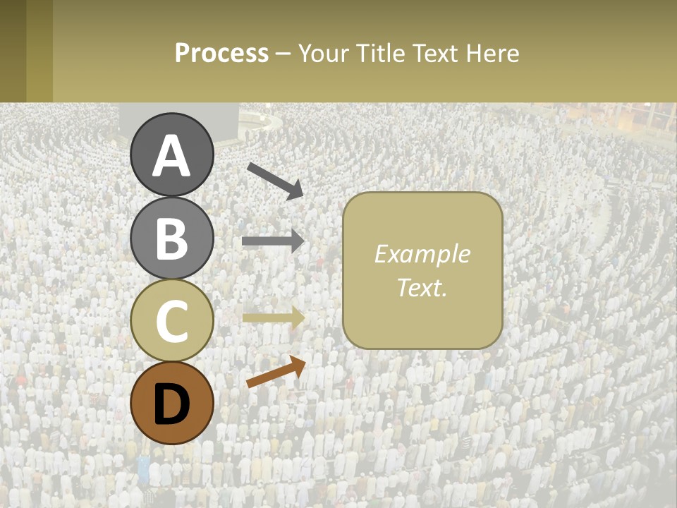 Al-Haram Mosque Worship In Mecca PowerPoint Template