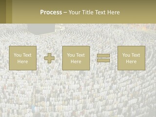 Al-Haram Mosque Worship In Mecca PowerPoint Template