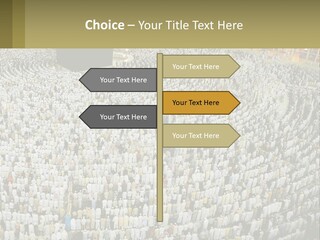 Al-Haram Mosque Worship In Mecca PowerPoint Template