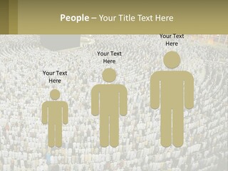 Al-Haram Mosque Worship In Mecca PowerPoint Template
