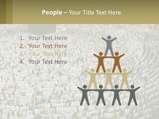 Al-Haram Mosque Worship In Mecca PowerPoint Template