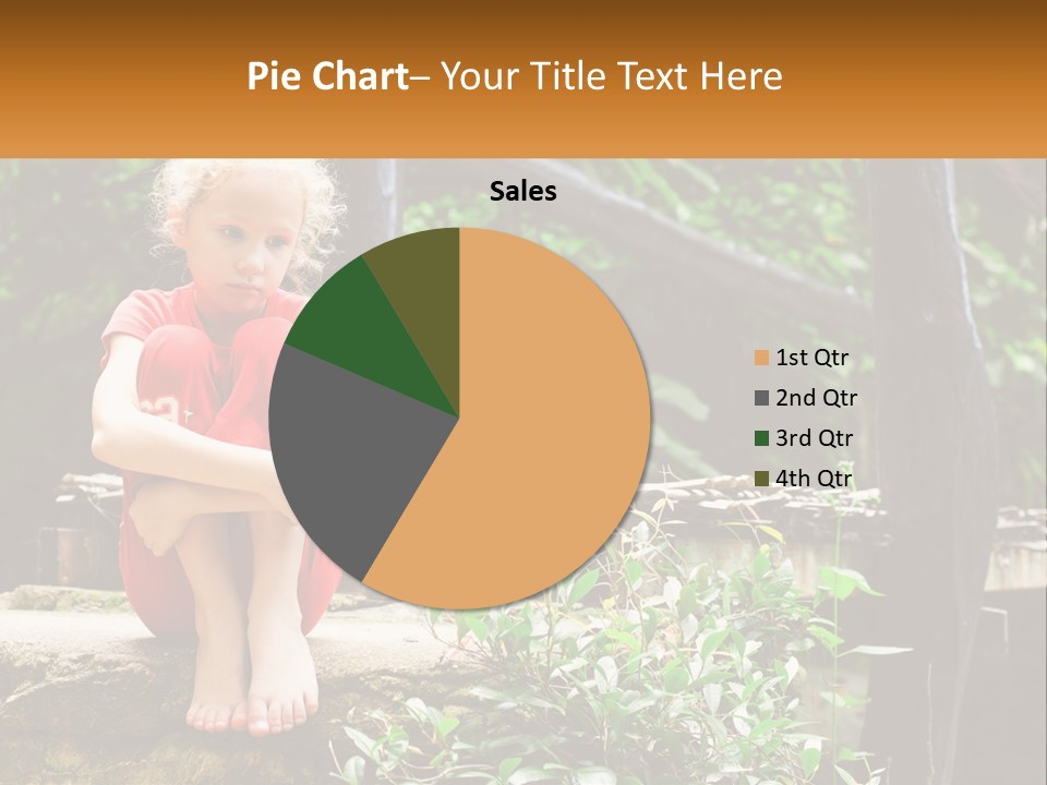 Girl By The Bridge PowerPoint Template