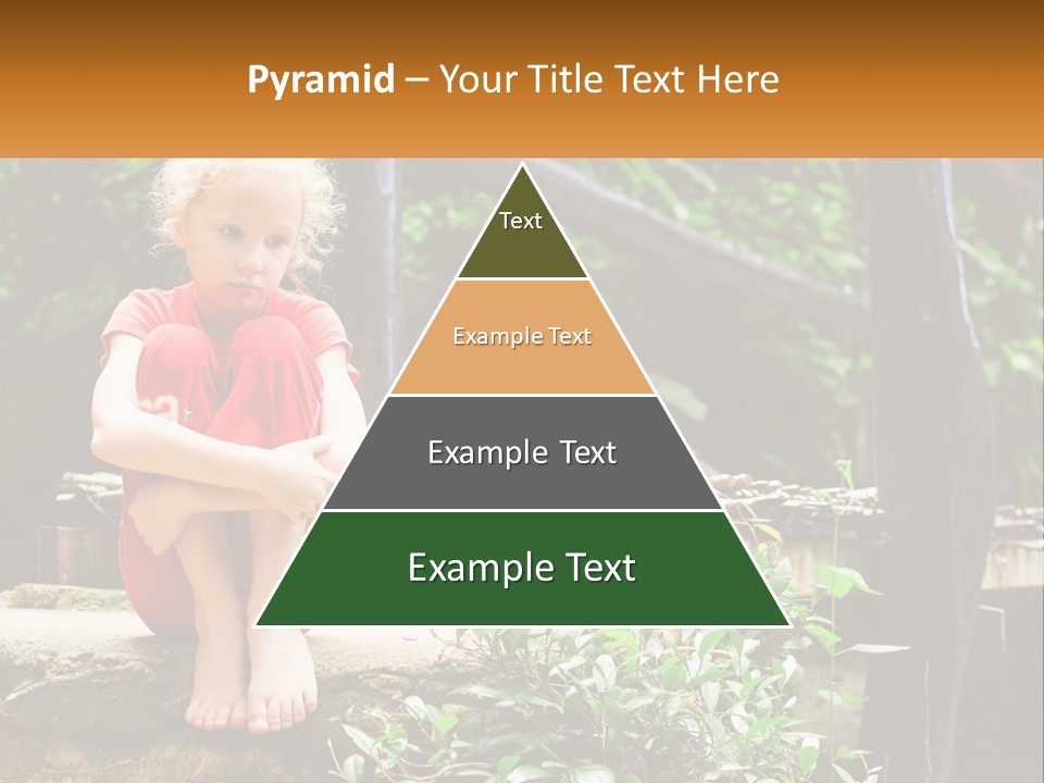 Girl By The Bridge PowerPoint Template