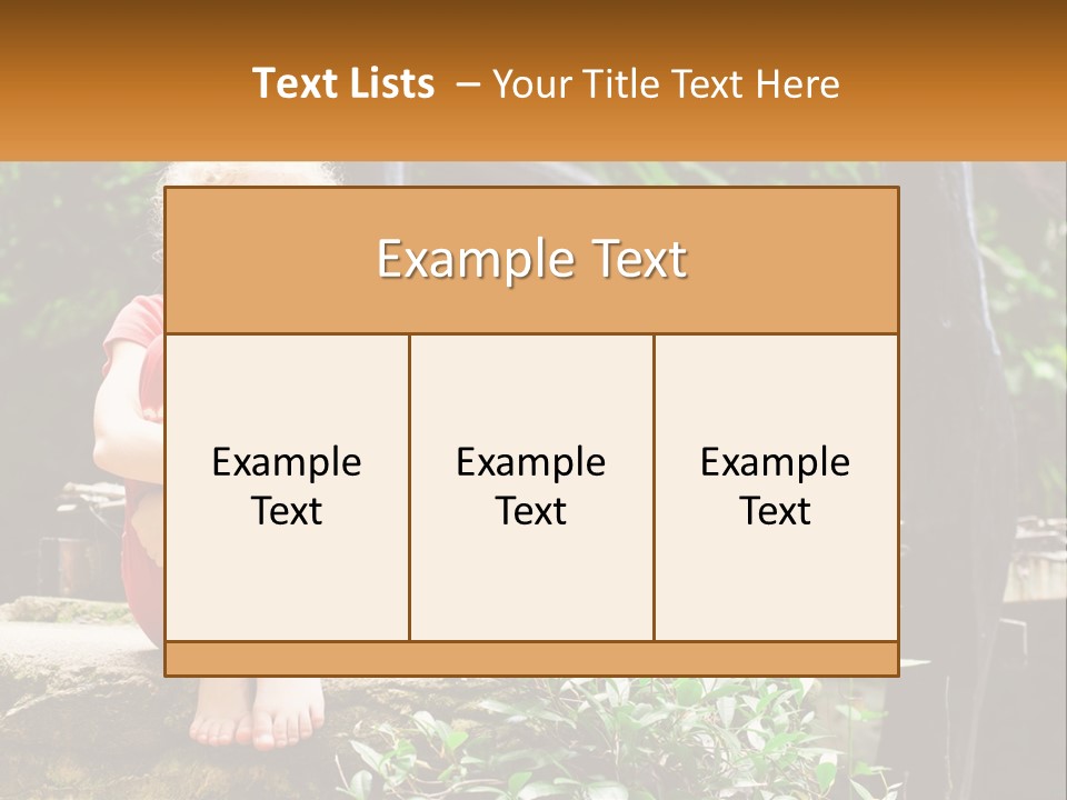 Girl By The Bridge PowerPoint Template