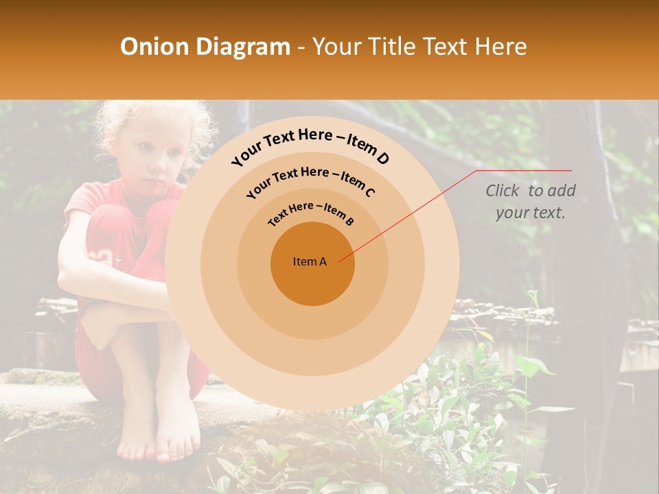 Girl By The Bridge PowerPoint Template