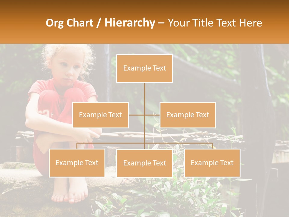 Girl By The Bridge PowerPoint Template