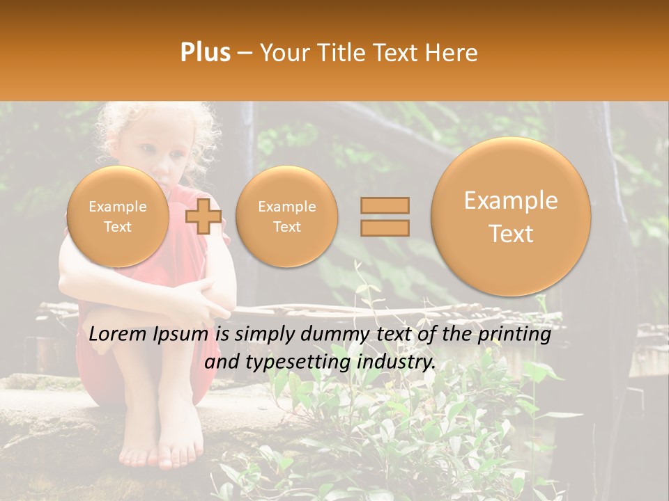 Girl By The Bridge PowerPoint Template