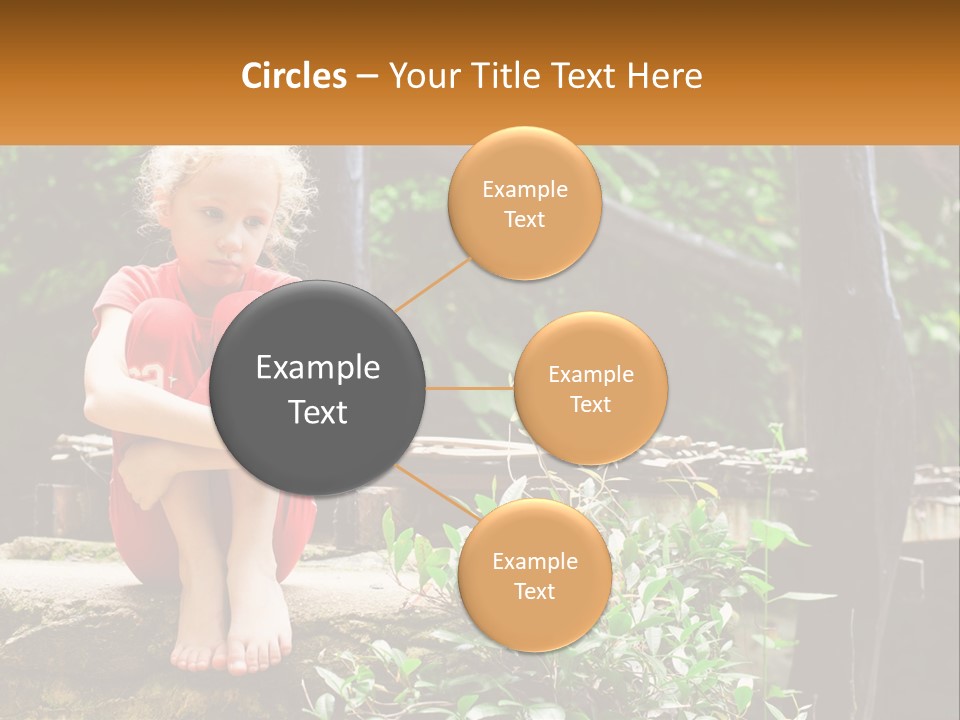 Girl By The Bridge PowerPoint Template