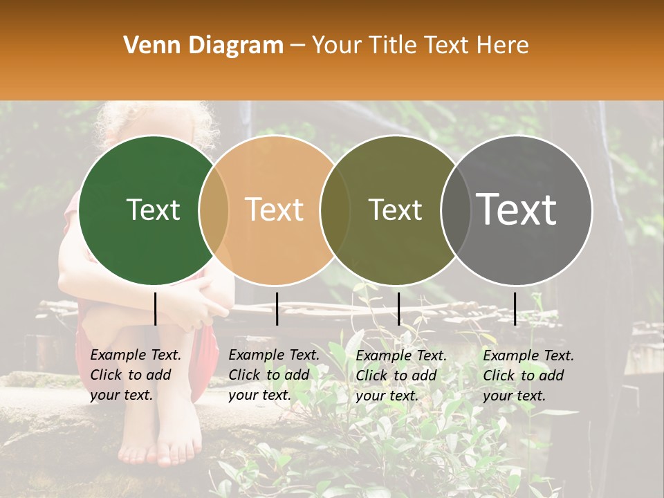 Girl By The Bridge PowerPoint Template