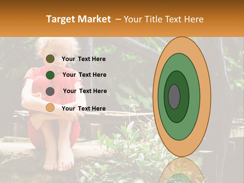 Girl By The Bridge PowerPoint Template