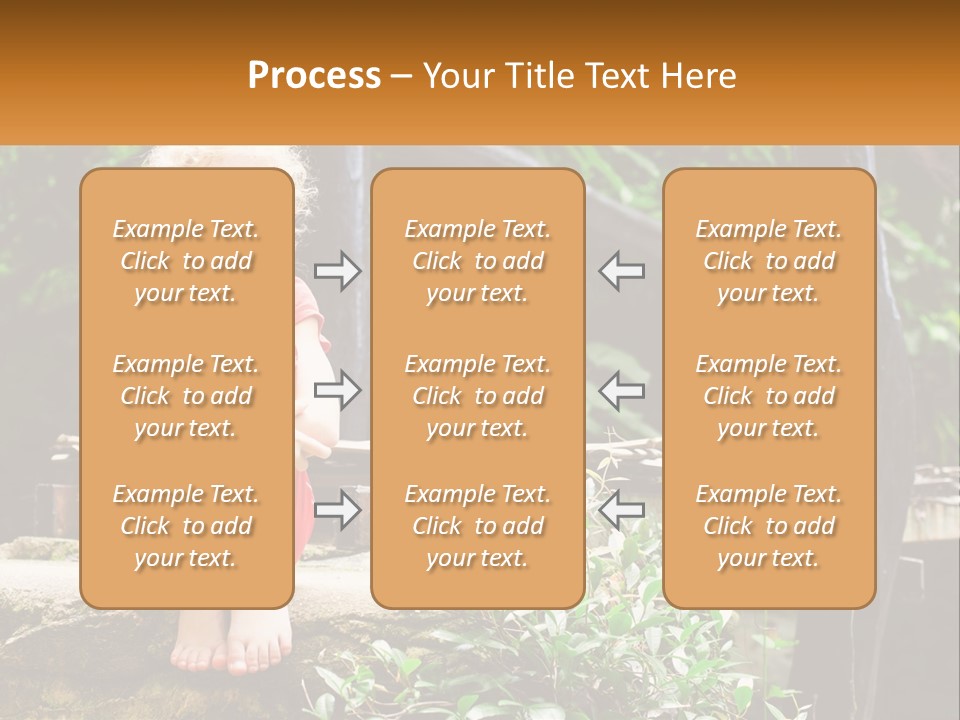 Girl By The Bridge PowerPoint Template