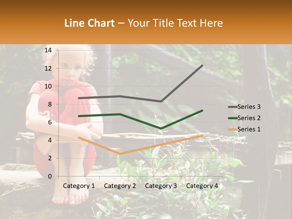 Girl By The Bridge PowerPoint Template