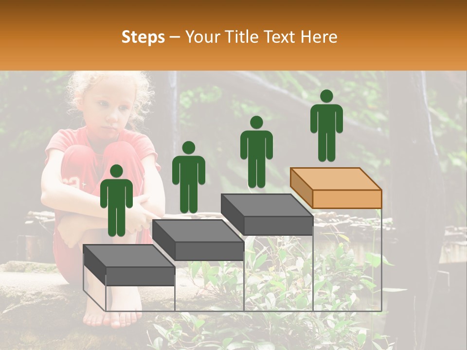 Girl By The Bridge PowerPoint Template