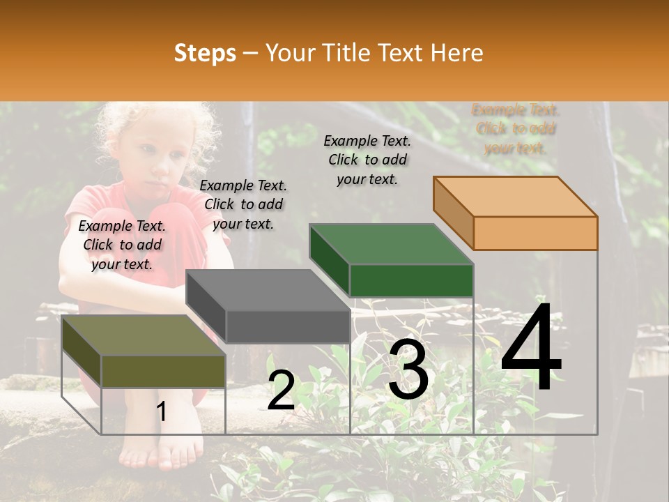 Girl By The Bridge PowerPoint Template