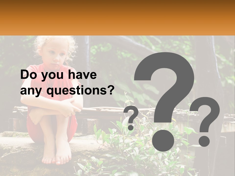 Girl By The Bridge PowerPoint Template